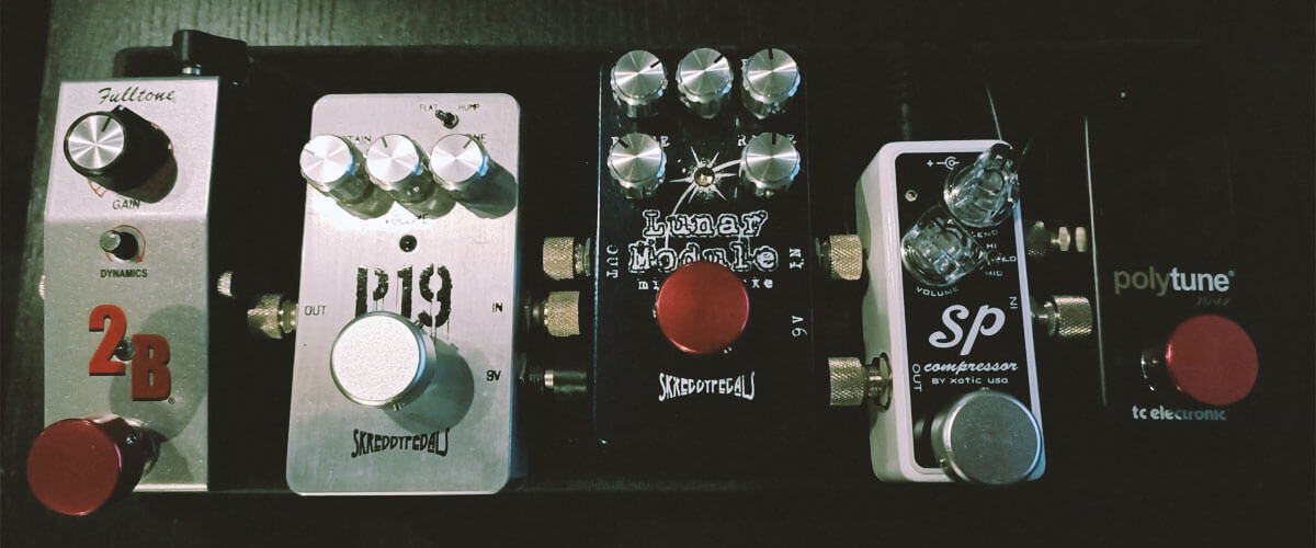 different guitar pedals