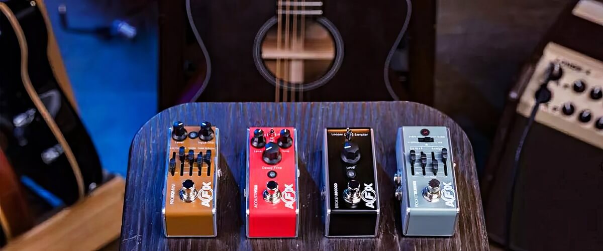 the most common pedals for acoustic guitars