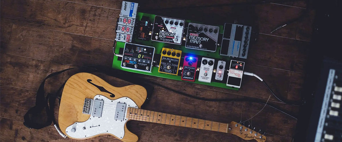 the most common pedals for electric guitars